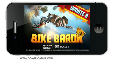 دانلود بازی موتور سواری Bike Baron 3.8 مخصوص آیفون ، آیپد و آیپاد